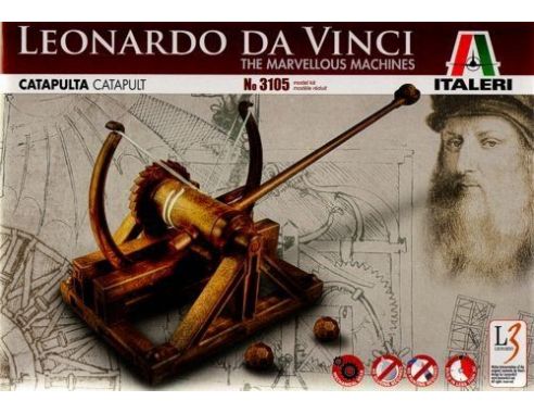 Italeri IT3105 CATAPULTA LEONARDO DA VINCI cm 26,5 Modellino