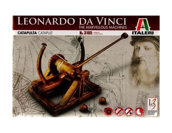 Italeri IT3105 CATAPULTA LEONARDO DA VINCI cm 26,5 Modellino