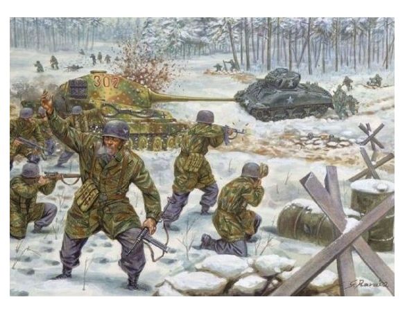 Italeri IT6103 BATTLE OF BULGE (BATTAGLIA DELLE ARDENNE) KIT 1:72 Modellino