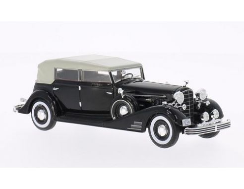 Neo Scale Models NEO45767 CADILLAC FLEETWOOD ALLWEATHER PHAETON 1933 BLACK 1:43 Modellino