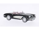 Neo Scale Models NEO45997 CHEVROLET CORVETTE 1958 BLACK/WHITE 1:43 Modellino