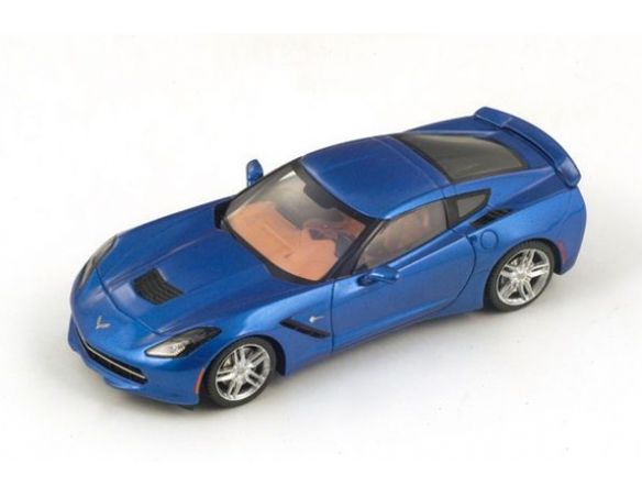 Spark Model S2973 CHEVROLET CORVETTE C7 2014 METALLIC BLUE 1:43 Modellino