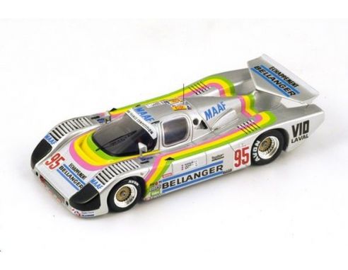 Spark Model S4081 SAUBER C6 N.95 23th LM 1986 BASSALER-LACAUD-TAPY 1:43 Modellino