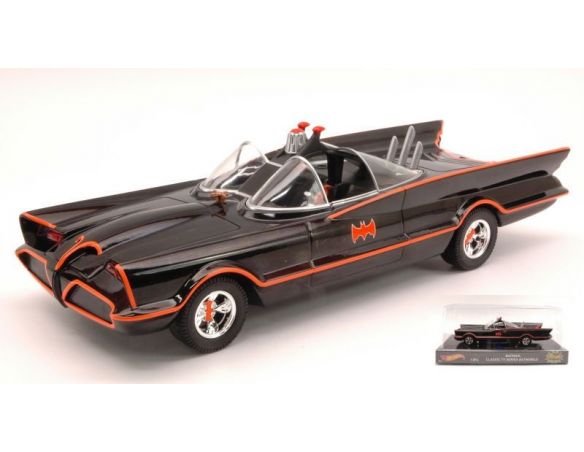 Hot Wheels HWBLY66 BATMOBILE CLASSIC TV SERIES 1:24 Modellino