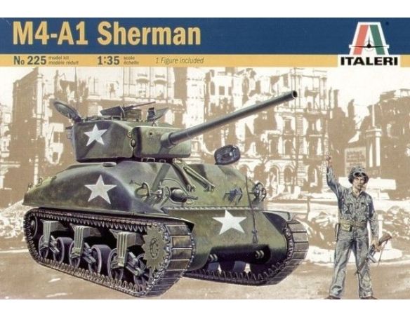 Italeri IT0225 M4 SHERMAN KIT 1:35 Modellino