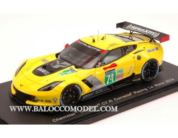 Spark Model S4228 CORVETTE CT.R N.74 20th LM 2014 GAVIN-MILNER-WESTBROOK 1:43 Modellino