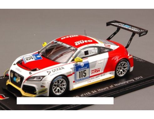 Spark Model SG074 AUDI TT-RS N.115 24h NURBURGRING 2012 SAURMA-OSIEKA-SCHMID-WASSERT.1:43 Modellino