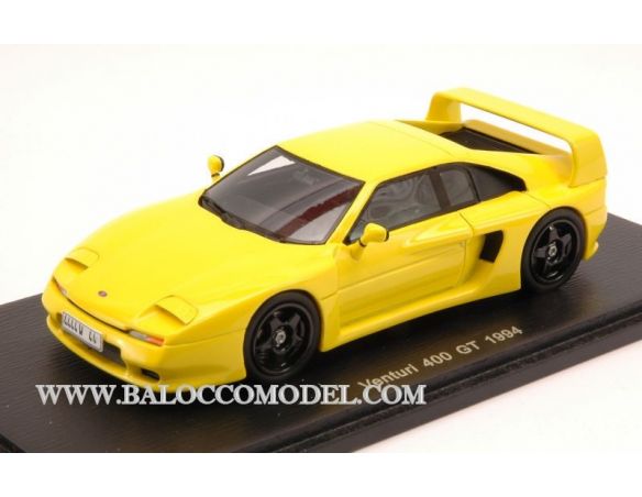 Spark Model S2246 VENTURI 400 GT 1994 YELLOW 1:43 Modellino