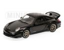 Minichamps PM100069401 PORSCHE 911 997 II GT2 RS 2011 BLACK WITH SILVER WHEELS 1:18 Modellino