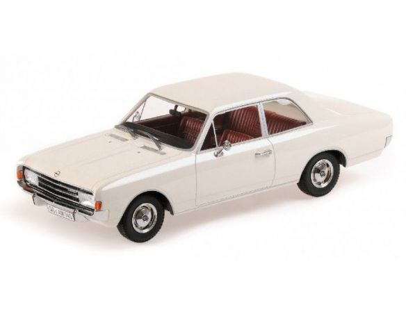 Minichamps PM107047001 OPEL REKORD C 1966 WHITE 1:18 Modellino