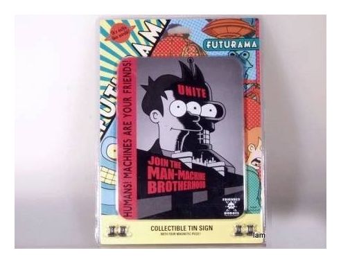 Die Blechfabrik 575 FUTURAMA 'JOIN THE MAN MACHINE...' Modellino