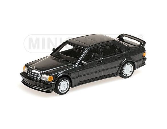 Minichamps PM437032000 MERCEDES 190 EVO 1 (W201) 1990 GUN GREY METALLIC 1:43 Modellino