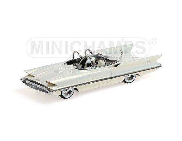 Minichamps PM437082030 LINCOLN FUTURA CONCEPT 1955 PEARLESCENT LIGHT BLUE/GREEN 1:43 Modellino