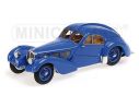 Minichamps PM437110325 BUGATTI TYPE 557SC ATLANTIC 1938 BLUE 1:43 Modellino