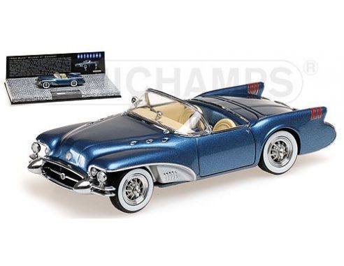Minichamps PM437141220 BUICK WILDCAT II 1954 BLUE 1:43 Modellino