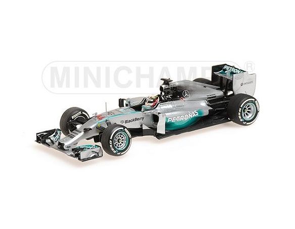 Minichamps PM410140044 MERCEDES L.HAMILTON 2014 1:43 Modellino