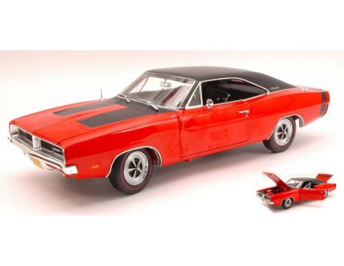 Art Model AMM1026 DODGE CHARGER R/T 1969 RED/BLACK 1:18 Modellino