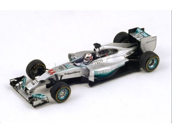 Spark Model S3088 MERCEDES F1 W05 L.HAMILTON 2014 N.44 WINNER CHINESE GP 1:43 Modellino