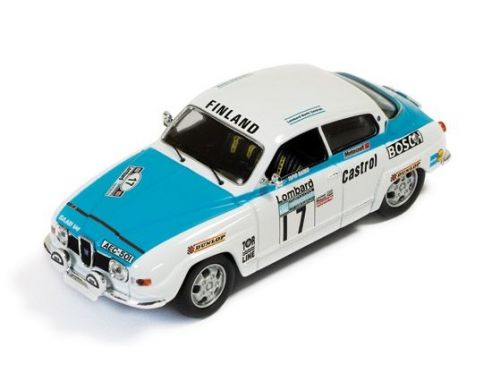 Ixo model RAC233 SAAB 96 V4 N.17 13th RAC RALLY 1974 RAINIO-LETHO 1:43 Modellino