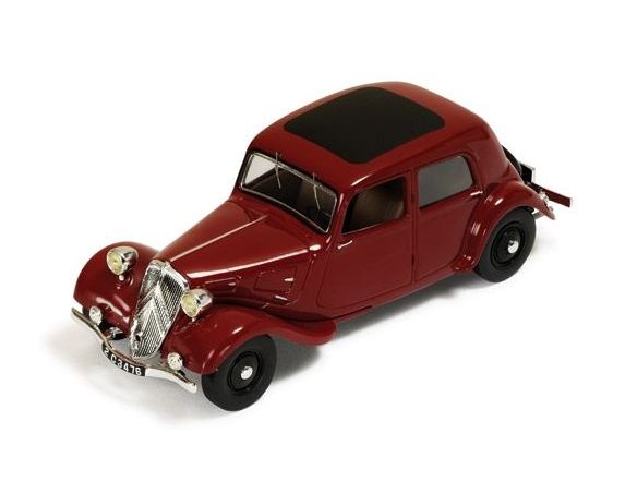 Ixo model CLC265 CITROEN TRACTION 7A 1934 BORDEAUX 1:43 Modellino