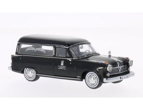 Neo Scale Models NEO49520 BORGWARD HANSA 2400 RAPPOLD HEARSES BLACK 1:43 Modellino