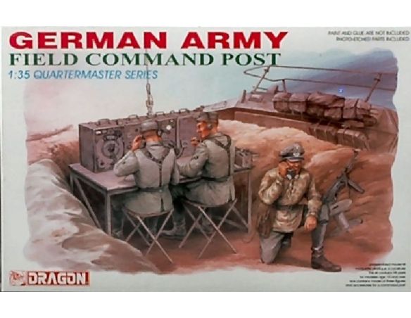 Dragon D3823 GERM.ARMY FIELD COMMAND POST KIT 1:3 Modellino