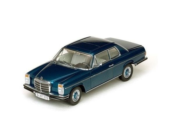 SunStar SS4576 MERCEDES STRICH 8 COUPE' 1973 METALLIC BLUE 1:18 Modellino