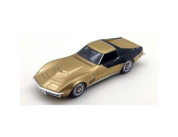 True Scale Miniatures TSM144317 CHEVROLET CORVETTE STINGRAY 1969 ASTROVETTE APOLLO 12 GOLD 1:43 Modellino
