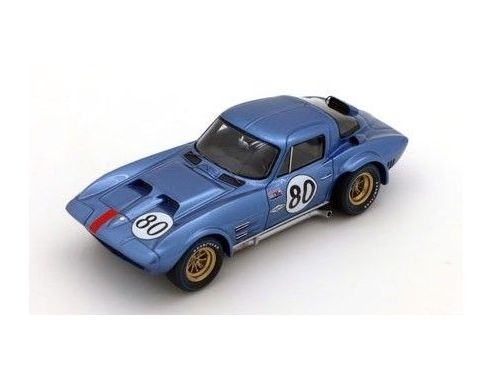 True Scale Miniatures TSM124323 CHEVROLET GRAND SPORT COUPE' N.80 NASSAU SPEEDWEEK 1963 D.THOMPSON 1:43 Modellino