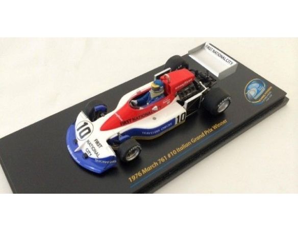 True Scale Miniatures TSM124329 MARCH 761 R.PETERSON 1976 N.10 WINNER ITALY GP 1:43 Modellino