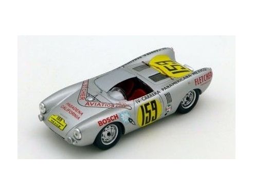 True Scale Miniatures TSM124357 PORSCHE 550 COUPE' N.159 RETIRED CARRERA PANAMERICANA 1953 K.KLING 1:43 Modellino