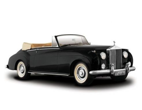 True Scale Miniatures TSM124369 ROLLS ROYCE SILVER CLOUD II DROPHEAD 1961 BLACK 1:43 Modellino