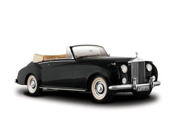 True Scale Miniatures TSM124369 ROLLS ROYCE SILVER CLOUD II DROPHEAD 1961 BLACK 1:43 Modellino