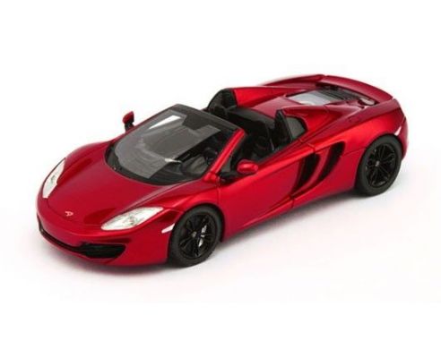 True Scale Miniatures TSM134334 MC LAREN MP4-12C SPIDER 2013 METALLIC RED 1:43 Modellino