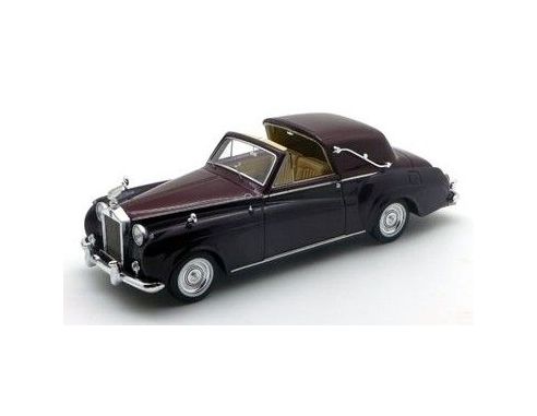 True Scale Miniatures TSM134353 ROLLS ROYCE SILVER CLOUD I SEDANCA JAMES YOUNG 1958 VIOLET/BLACK 1:43 Modellino