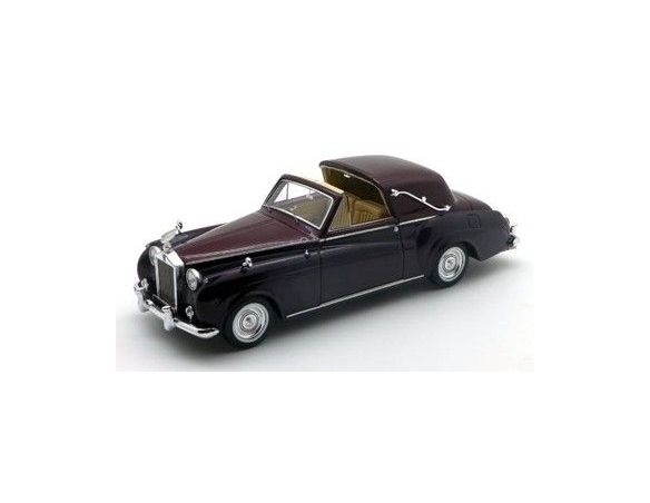 True Scale Miniatures TSM134353 ROLLS ROYCE SILVER CLOUD I SEDANCA JAMES YOUNG 1958 VIOLET/BLACK 1:43 Modellino