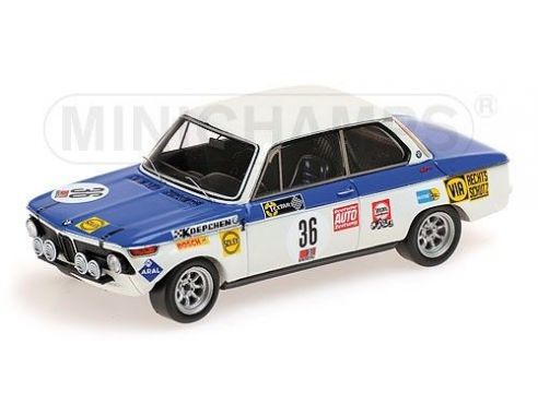 Minichamps PM444700236 BMW 2002ti N.36 WINNER 24H NURBURGRING 1970 H.J.STUCK 1:43 Modellino