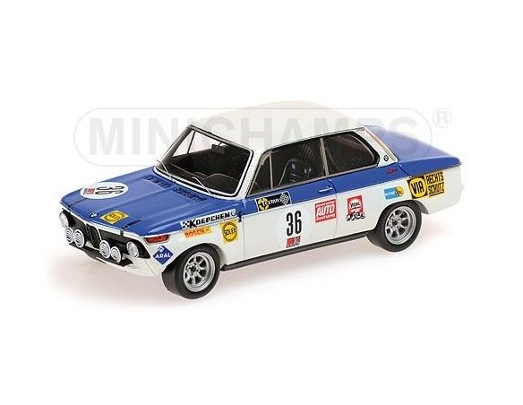 Minichamps PM444700236 BMW 2002ti N.36 WINNER 24H NURBURGRING 1970 H.J.STUCK 1:43 Modellino