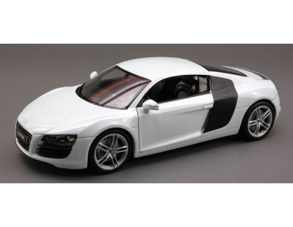 Welly WE0302 AUDI R 8 V10 2007 WHITE 1:24 Modellino