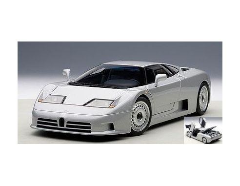AUTOART AA70979 BUGATTI EB110 GT 1995 SILVER 1:18 Modellino