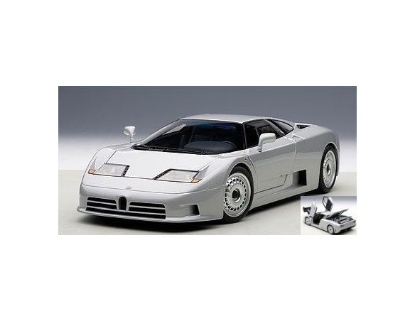 AUTOART AA70979 BUGATTI EB110 GT 1995 SILVER 1:18 Modellino