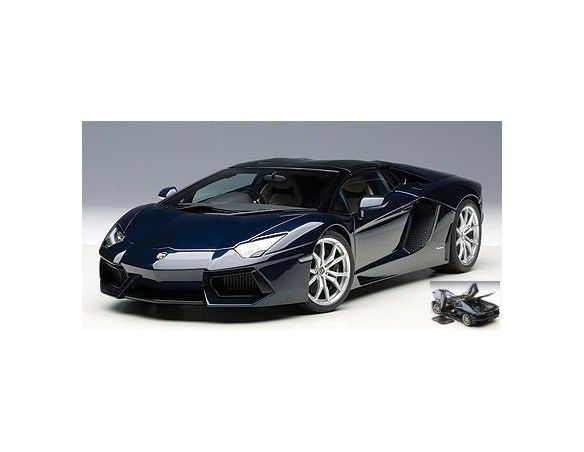 Auto Art / Gateway AA74698 LAMBORGHINI AVENTADOR LP700-4 ROADSTER 2013  BLUE 1:18 Modellino