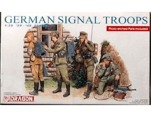Dragon D6053 GERMAN RADIO TRP SOLDATINI KIT 1:35 Kit Figure Militari