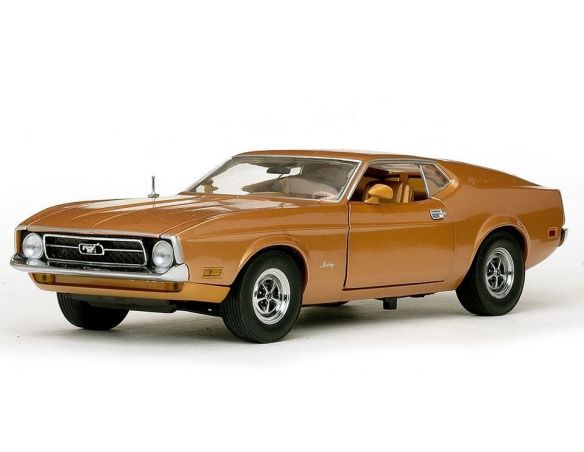 SunStar SS3619 FORD MUSTANG SPORTROOF 1971 MEDIUM BROWN 1:18 Modellino