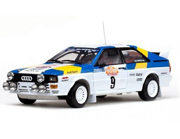 SunStar SS4220 AUDI QUATTRO N.9 WINNER S.REMO RALLY S.BLOMQVIST-B.CEDERBERG 1:18 Modellino