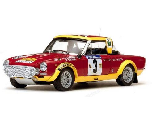 SunStar SS4952 FIAT 124 ABARTH N.3 RETIRED SAFARI 1974 S.BARBASIO-P.SODANO 1:18 Modellino