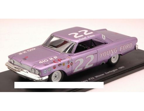 Spark Model S3597 FORD GALAXY N.22 WINNER DARLINGTON 1963 FIREBALL ROBERTS 1:43 Modellino