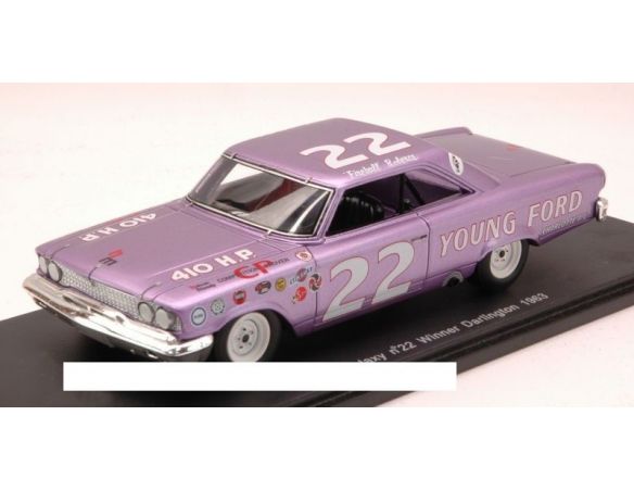 Spark Model S3597 FORD GALAXY N.22 WINNER DARLINGTON 1963 FIREBALL ROBERTS 1:43 Modellino