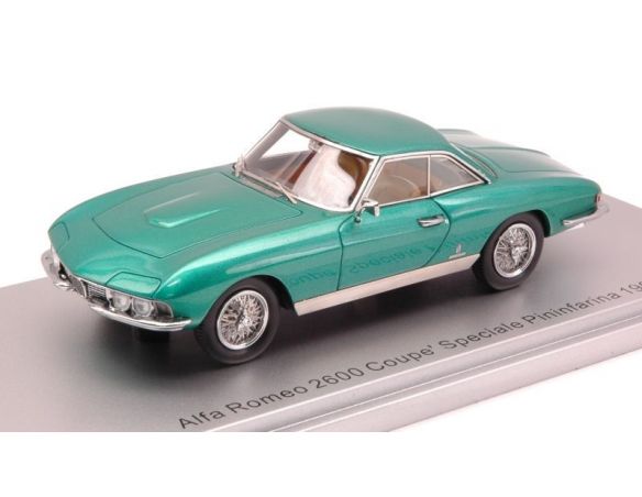 Kess Model KS43000225 ALFA ROMEO 2600 COUPE' SPECIALE PININFARINA 1962 METALLIC GREEN 1:43 Modellino