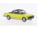 Neo Scale Models NEO43284 BMW 2002 (E10) BAUR CABRIOLET 1974 YELLOW 1:43 Modellino